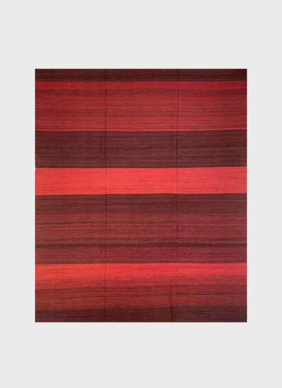 Modern Red Kilim