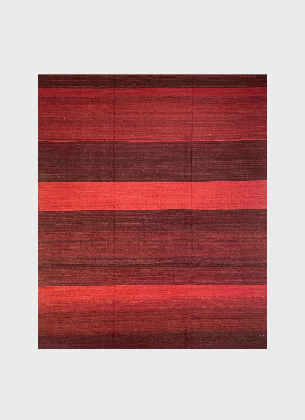 Modern Red Kilim
