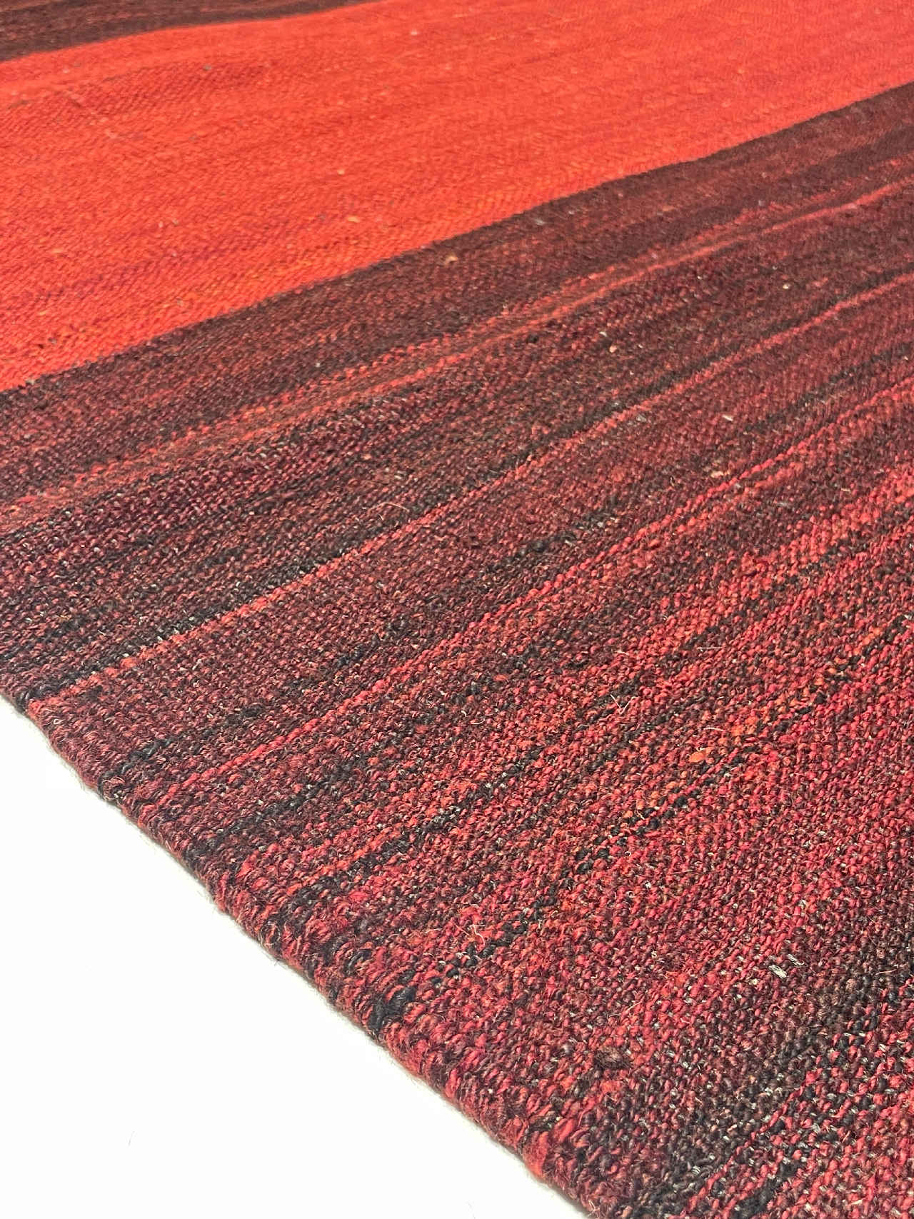 Modern Red Kilim