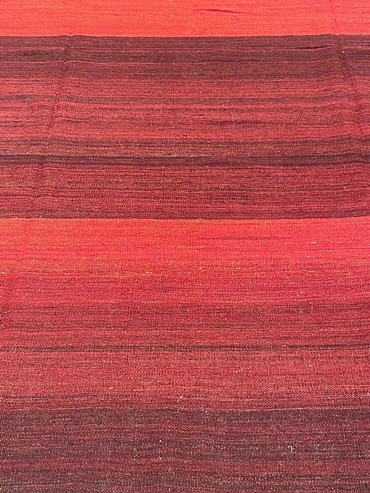 Modern Red Kilim