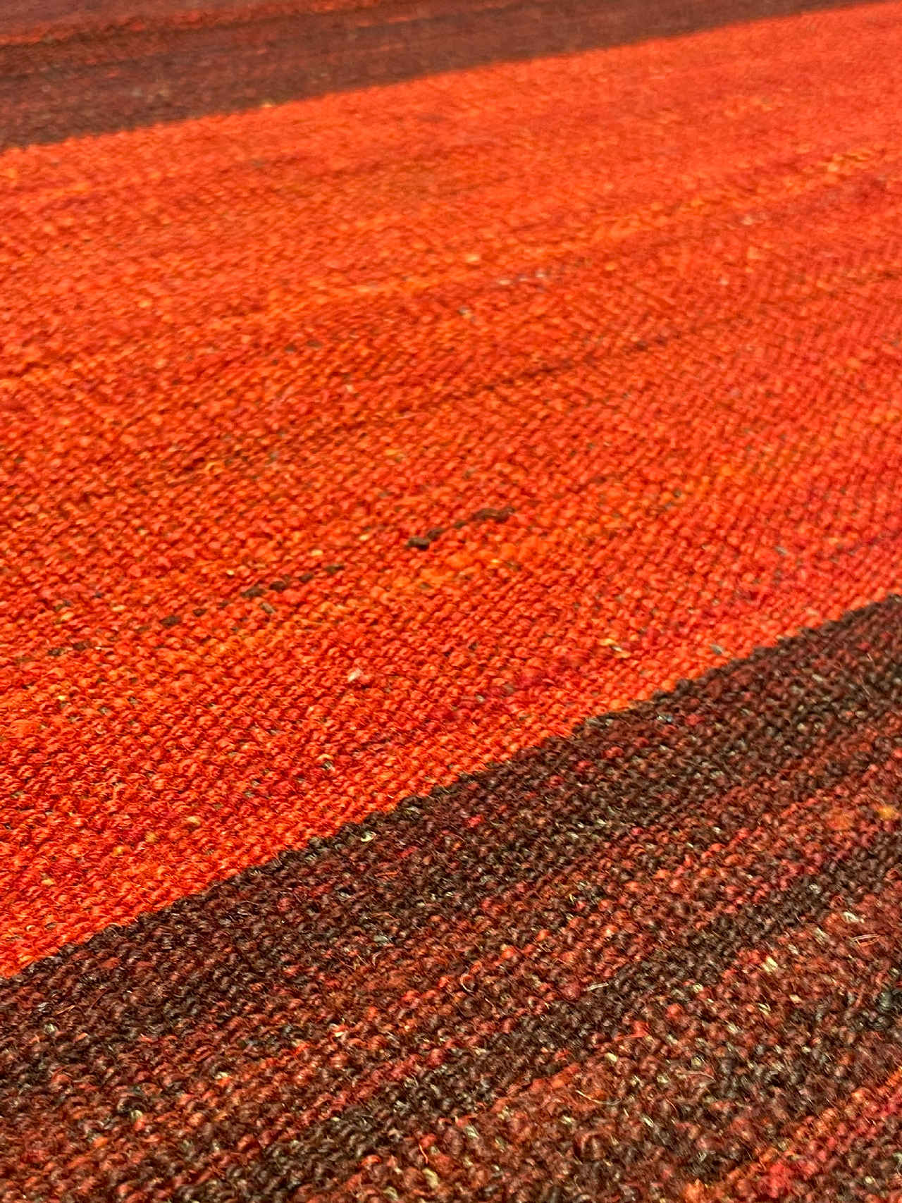 Modern Red Kilim