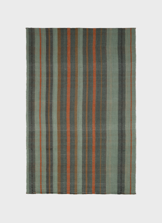 Green Stripes Kilim