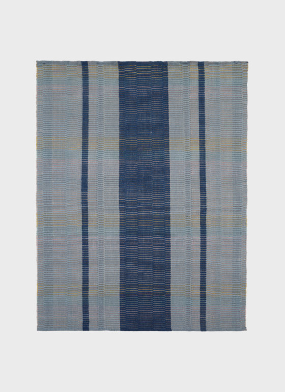 L.Blue Stripes Kilim