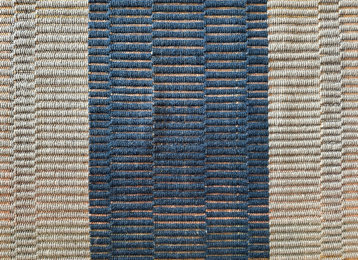 L.Blue Stripes Kilim