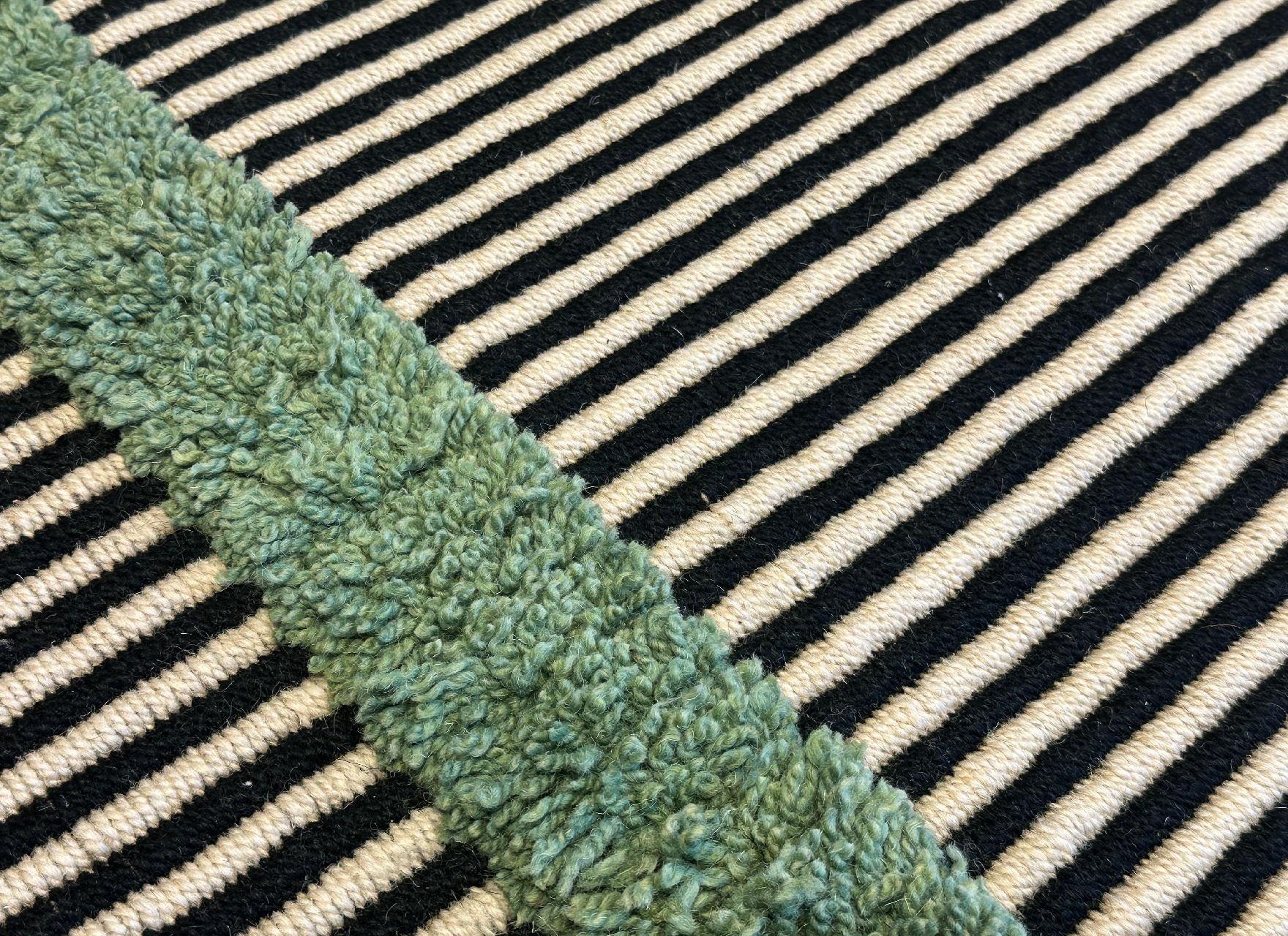 Kilim Old Green Runner