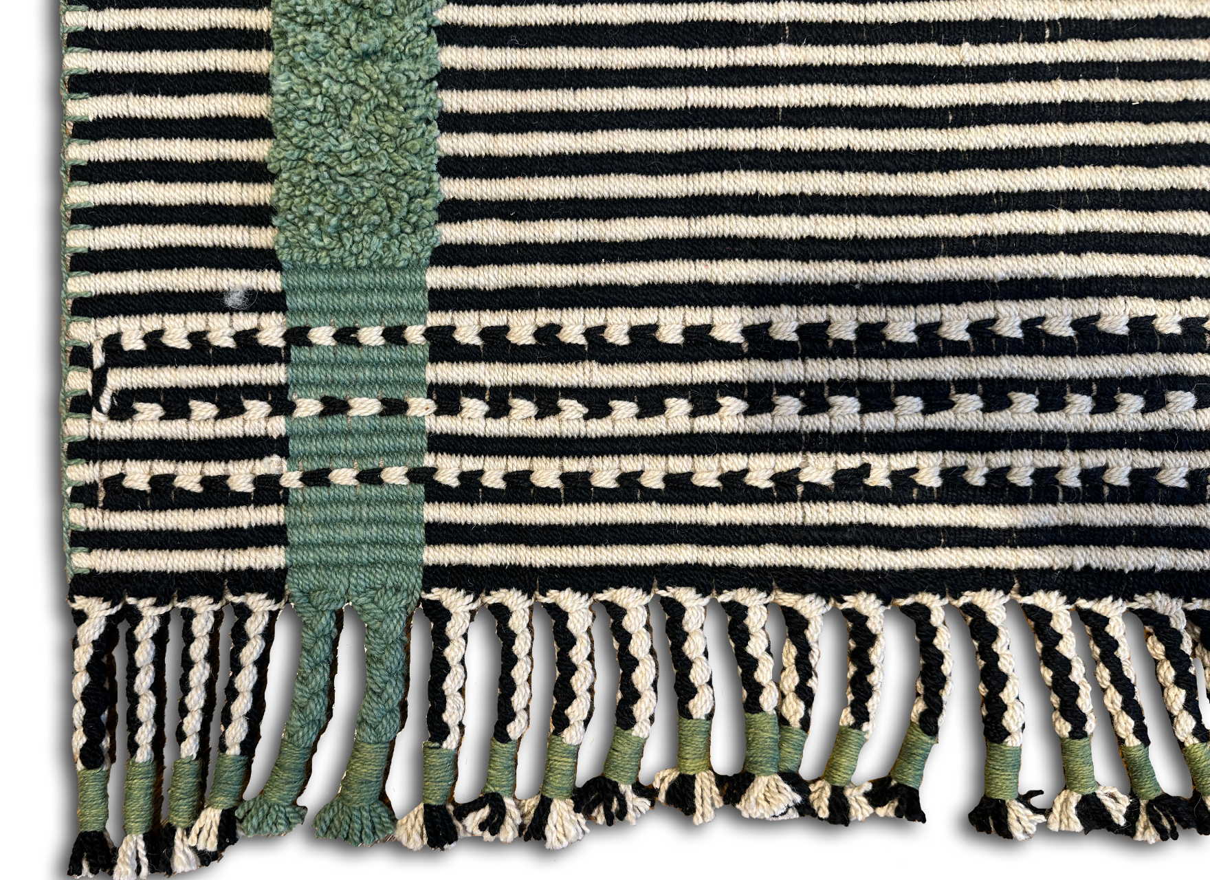 Kilim Old Green Runner